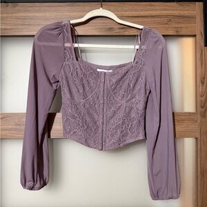 Lace Corset Blouse